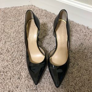 Jessica Simpson patent leather pumps